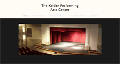 Desktop Screenshot of kridercenter.com